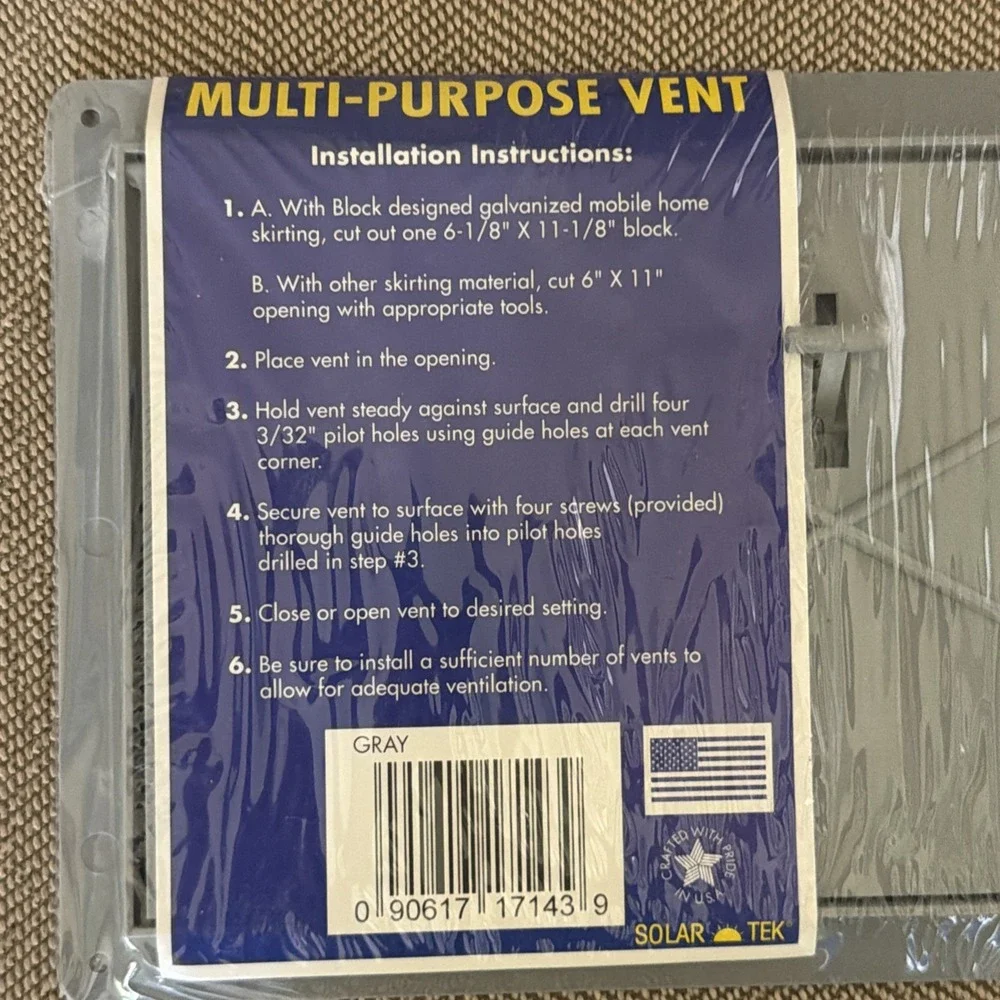 Multi Purpose Vent Cover 6